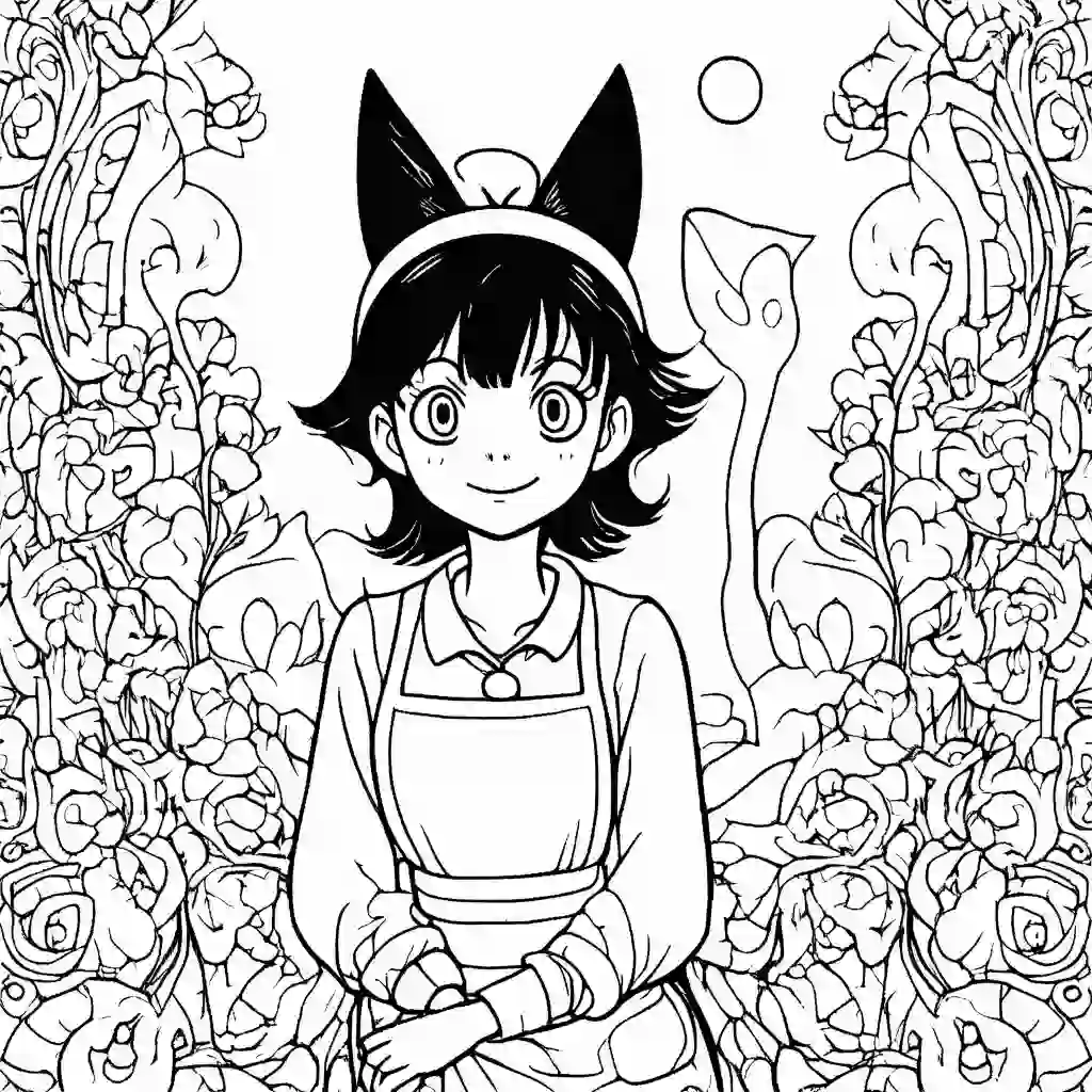 Jiji (Kiki's Delivery Service) coloring pages